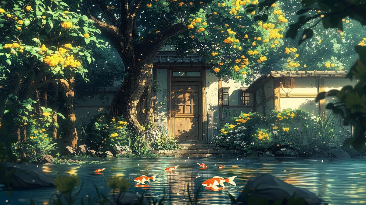 Waterpark pool panorama